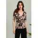 LISA PLAIN 3/4 SLEEVES TOP