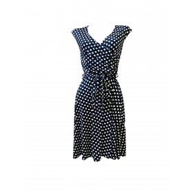 DRESS ALIZEE DOT NAVU BLUE DOT