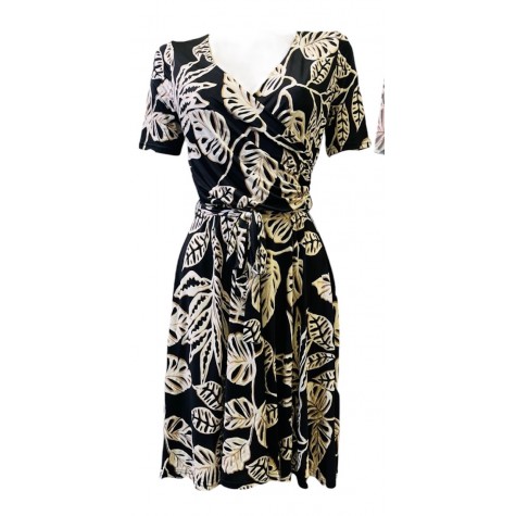 DRESS ALIZEE SHORT SLEEVE BW